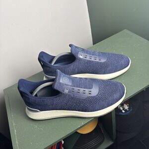 PETER MILLAR Hyperlight Apollo Crown Sport Navy Knit Slip On Sneakers Size 11